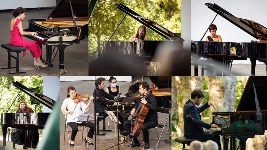 B. Rana, C. Oneto-Bensaid, F. Azzuro, P. Mangova, L. Petrova, A. Pascal, A. Kantorow, T. de Williencourt - Festival de piano de La Roque d'Anthéron 2020
