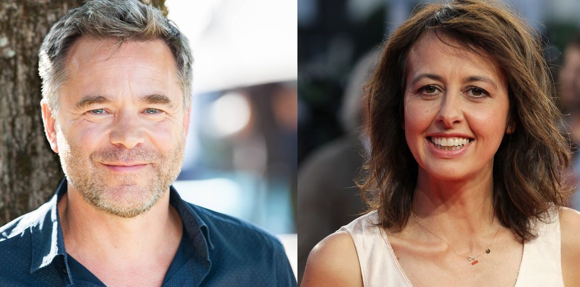 Valérie Bonneton et Guillaume de Tonquédec pour un épisode de "Fais pas