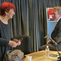 France Musique, studio 131... Anne Sylvestre, auteure-compositrice-interprète & Le producteur Benoît Duteurtre
