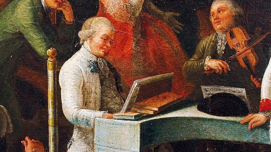 "Concert de Domenico Cimarosa", une peinture de Gaspare Vizzini avec Cimarosa au piano. Museo Nazionale Di San Martino (Naples) ©Getty