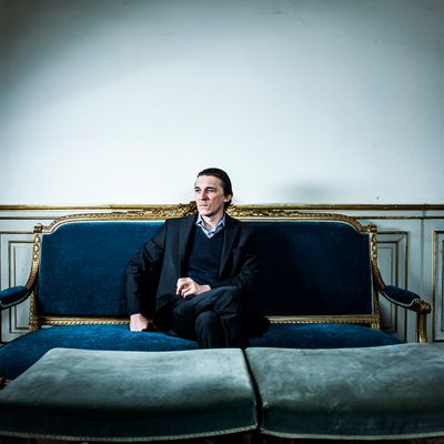 Nicolas Bourriaud, à l'époque directeur des Beaux-Arts à Paris, photographié dans la même ville en 2014