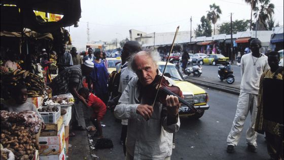 Ivry Gitlis à Dakar en 2004 - Matinale spéciale en hommage à Ivry Gitlis qui nous a quittés à l'âge de 93 ans ©Getty - Gamma-Rapho