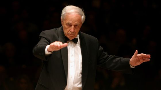 Le compositeur et chef d'orchestre Pierre Boulez (Montbrison, 26 mars 1925 - Baden-Baden, 5 janvier 2016) ©Getty - Photo by Hiroyuki Ito/Getty Images