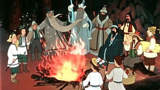 Extrait du film "Douze Mois" d'Ivan Ivanov-Vano (1956)