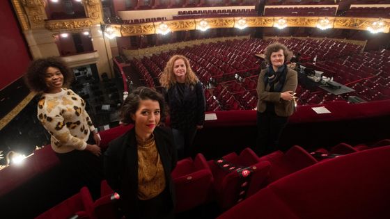 Speranza Scapucci, Pretty Yende, Lisette Oropesa, Marie Lambert pour La Traviata au Liceu à Barcelone ©Maxppp - Marta Perez