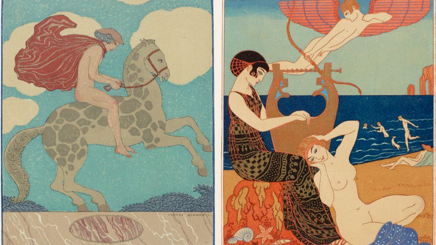 Poèmes de Pierre Louÿs illustrés par George Barbier ("Chansons de Bilitis")