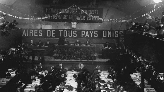 Les délégués du Congrès de Tours à l'origine du PCF le 26 décembre 1920 ©AFP - STF
