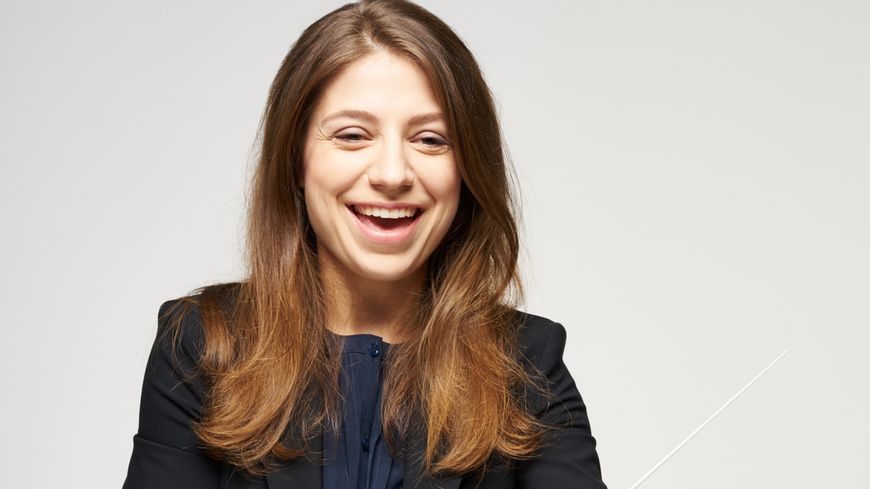 La cheffe d'orchestre finlandaise Dalia Stasevska