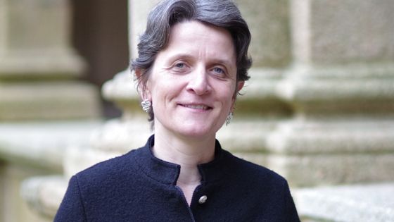 L'organiste Véronique Le Guen, titulaire du grand orgue de l’église Saint-Séverin à Paris - H.Mahé