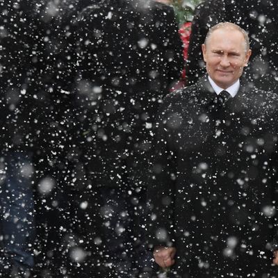 23 février 2017, Moscou, Russie - Le pergélisol, enjeu environnemental majeur, couvre 60 % du territoire russe