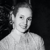 Eva Peron à Buenos-Aires en 1951
