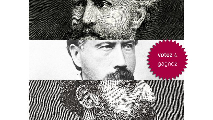 (de haut en bas) Charles Gounod © duncan1890/ Getty | Amilcare Ponchielli © - | Camille Saint-Saëns © gravure sur bois de 1885/ Getty