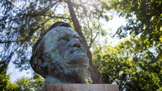 Buste de Wagner à Bayreuth ©Maxppp - Daniel Karmann