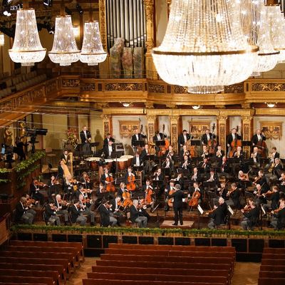 Le Concert du Nouvel à Vienne avec l'Orchestre Philharmonique de Vienne dirigé par Riccardo Mutti