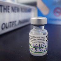 Le vaccin anti-Covid 19 réservé au personnel d'un l'hôpital de Chicago, Illinois aux Etats-Unis le 18 décembre 2020