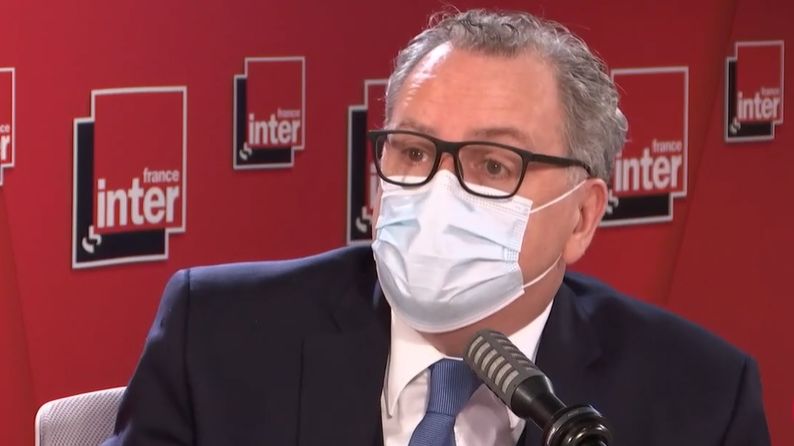 Richard Ferrand au micro de la matinale de France Inter, le 29 octobre 2020
