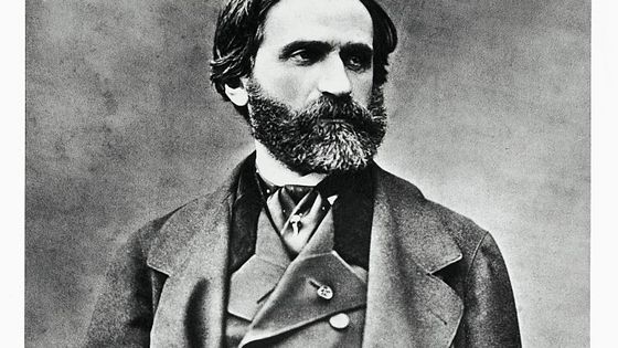 Portrait de Giuseppe Verdi à l'époque de la composition d'Aida - DEA/J. L. CHARMET/DeAgostini/Getty Images
