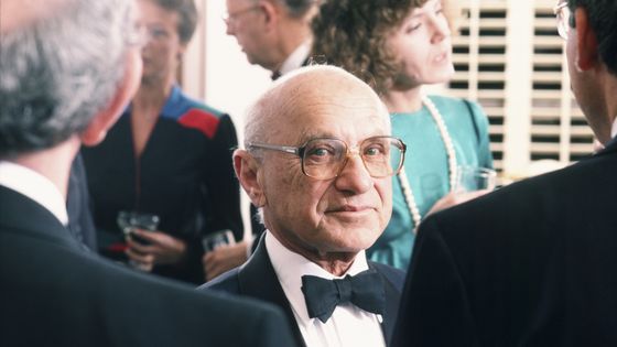 Milton Friedman en 1986. ©Getty - George Rose
