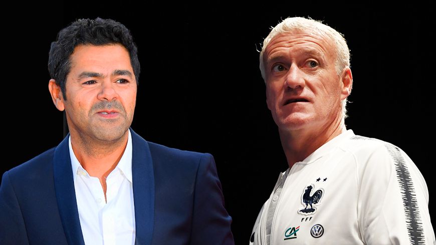 Jamel Debbouze et Didier Deschamps - (photo : Stephane Cardinale / Matthias Hangst)