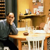 Jean-Pierre Bacri et Zabou Breitman, dans le film "Cuisine et dépendances" (1993), adapté de la pièce écrite en 1991 avec Agnès Jaoui - GAUMONT INTERNATIONAL / STUDIOCA / COLLECTION CHRISTOPHEL (AFP)