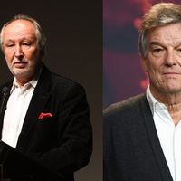 Jérôme Clément (© MaxPPP) et Benoît Jacquot