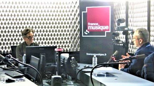 France Musique, studio 451... Philippe Venturini & Stéphane Leteuré (g. à d.) ©Radio France - Annick Haumier / RF