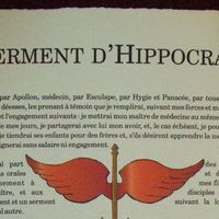 Considère-t-on le serment d'Hippocrate comme point de départ, modèle d’une dimension éthique dans la médecine ?