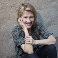 Judith Perrignon, journaliste, écrivaine et essayiste pendant les Quais du Polar, (le Festival international du polar de Lyon).
