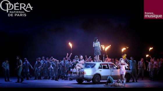 Scène de plateau de Carmen à l'Opéra de Paris - OdP