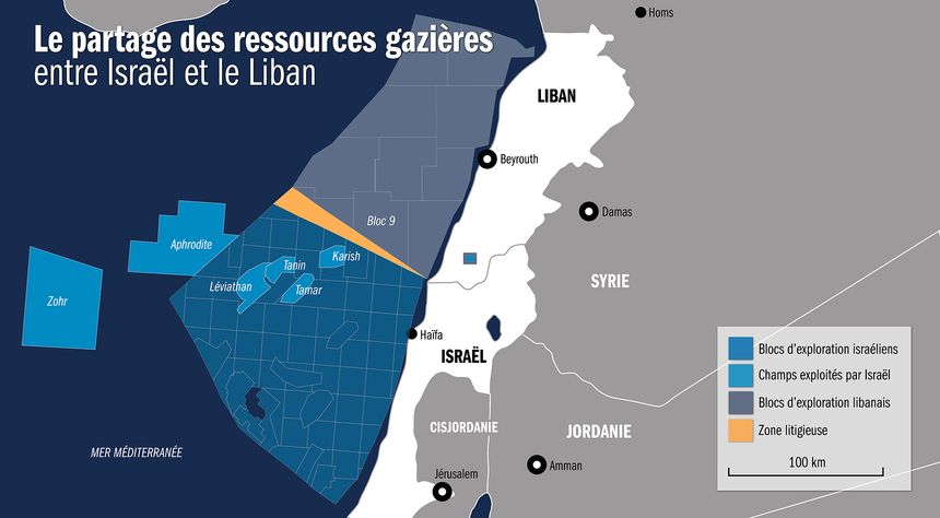 Le Liban et Israël ne se sont pas encore entendus sur le partage des ressources gazières dans leurs eaux méditerranéennes.