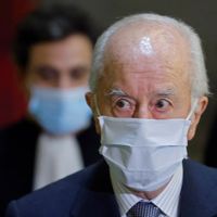 Édouard Balladur devant la Cour de Justice de la République, le 27 janvier 2021