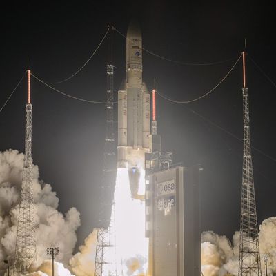 Decollage d'une fusée Ariane 6 sur la base de Kourou (Guyane), le 5 août 2020. Photo d'illustration.