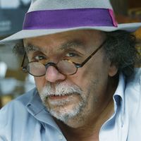Jean-Michel Ribes, directeur du Théâtre du Rond Point le 1er juin 2009.