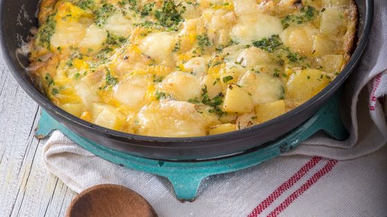 L'indémodable omelette aux pommes de terre. - Luc Olivier