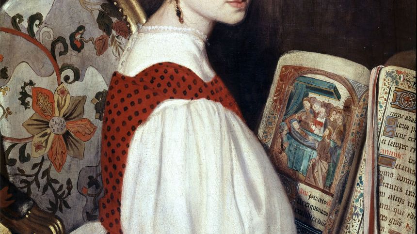 Portait de Léopoldine Hugo, morte noyée en septembre 1843 à Villequier (Normandie), à l'âge de 19 ans, fille du romancier, poète et dramaturge Victor Hugo et d’Adèle Foucher.