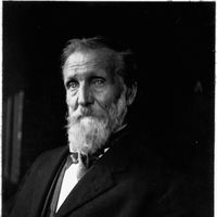Portrait de John Muir, écrivain et l'un des premiers naturalistes modernes, militant de la protection de la nature.