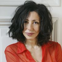 Yasmina Reza à Barcelone, en 2014