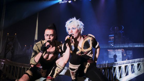 Représentation de Starmania de Michel Berger et Luc Plamondon en 1996. - Eric CATARINA/STILLS/Gamma-Rapho via Getty Images