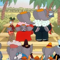 Babar, Céleste et ses enfants.