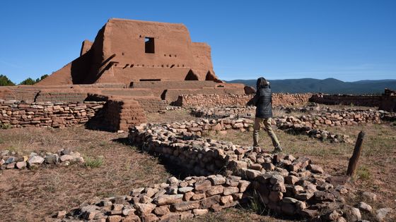 Village amérindien du XVe siècle, parc historique national de Pecos, Nouveau Mexique. ©Getty