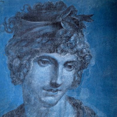 Portrait d'Olympe de Gouges (1748-1793) au Musée Carnavalet à Paris.