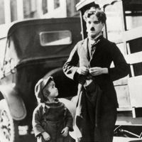 Le Kid, premier long métrage de Chaplin, en 1921.