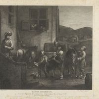 Le Bon Samaritain, par Johannes Pieter de Frey (1780 - 1834).