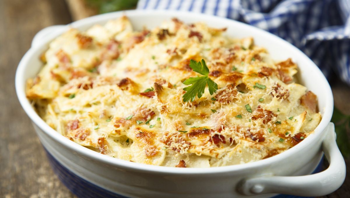 Les Toqués les gratins de poisson, cabillaud, saumon, crevettes