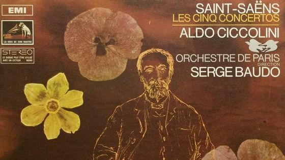 Camille Saint-Saëns, Les 5 Concertos, Aldo Ciccolini, Orchestre de Paris, Serge Baudo - EMI / La Voix de son Maître