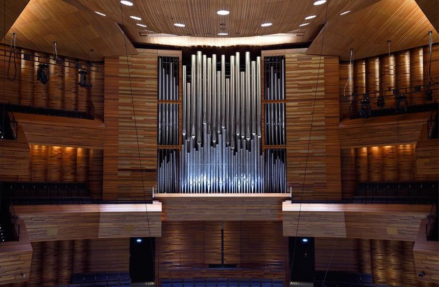 l'orgue de l'auditorium de Radio France