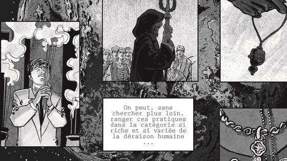 Et l'homme créa les dieux, d'après l'essai de Pascal Boyer - Joseph Béhé, éd. Futuropolis 2021