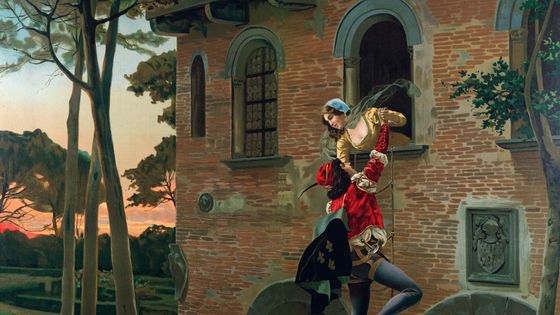 Scène de "Romeo et Juliette" l'opéra de Charles Gounod (1818-1893). Circa 1880. Collection privée ©Getty - Stefano Bianchetti/Corbis via Getty Images