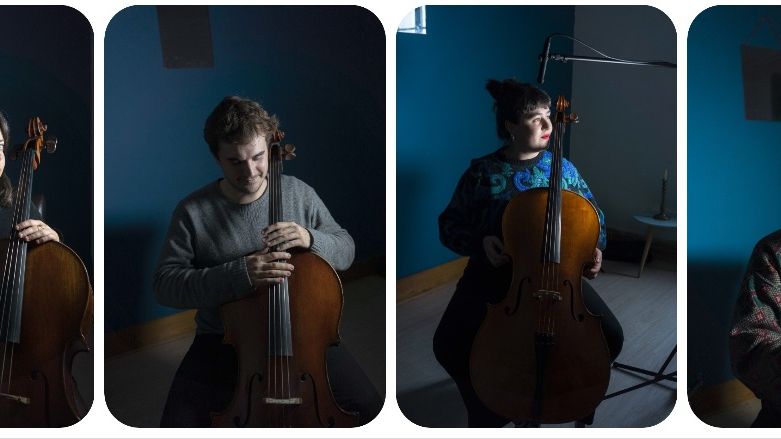 Justine Metral, Louis Rodde, Michèle Pierre et Paul Colomb