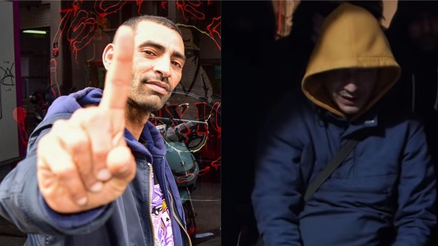 Koma (Street Press) / Hugo TSR - Capture du clip "Senseï" (Chambre Froide & Ulysse Paya)